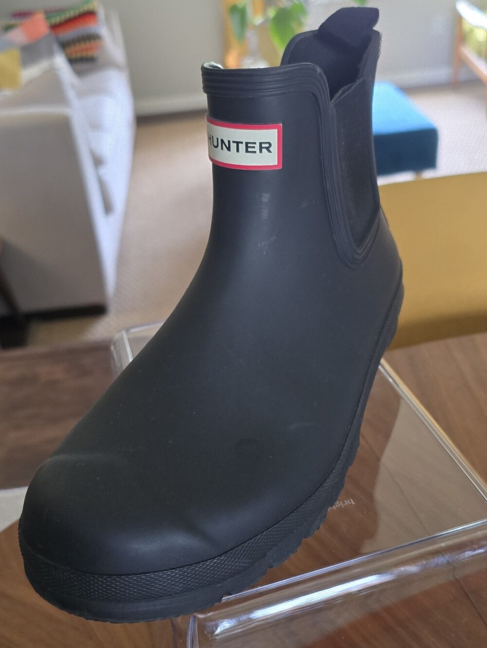 HUNTER Women's Original Chelsea Boots - Matte Black, sz 9 - Picture 10 of 16